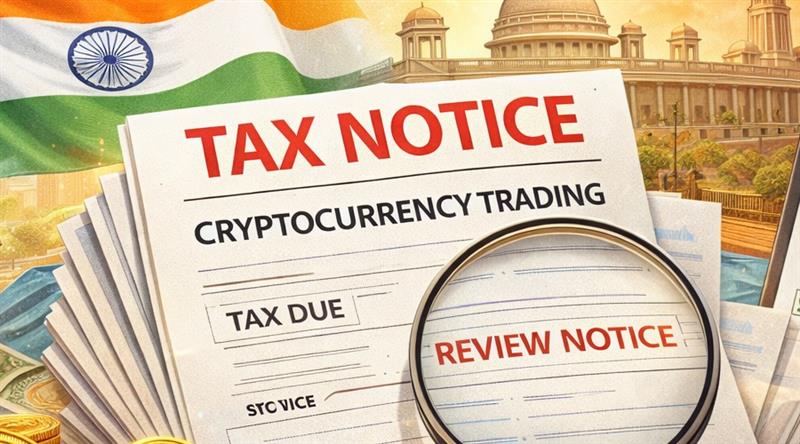 India Issues Crypto Tax Notices as Authorities Review Earlier Trading Activity India Issues Crypto Tax Notices as Authorities Review Earlier Trading Activity